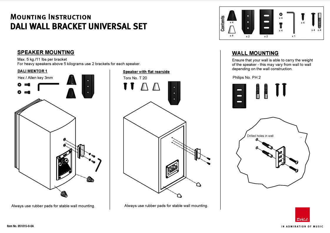 Wall Bracket Universal